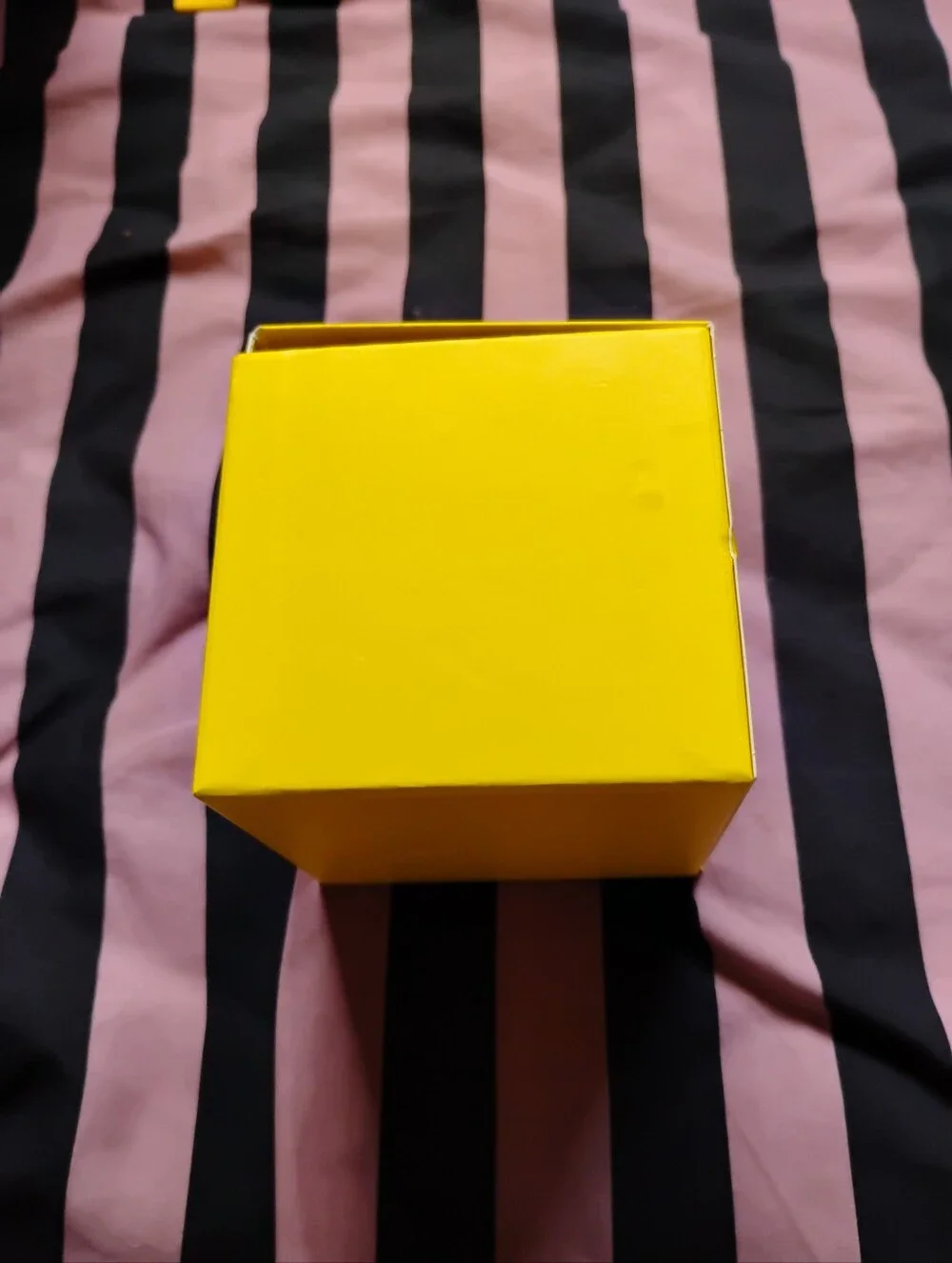 Invicta Bright Yellow Silicone Strap Watch with Black Buckle